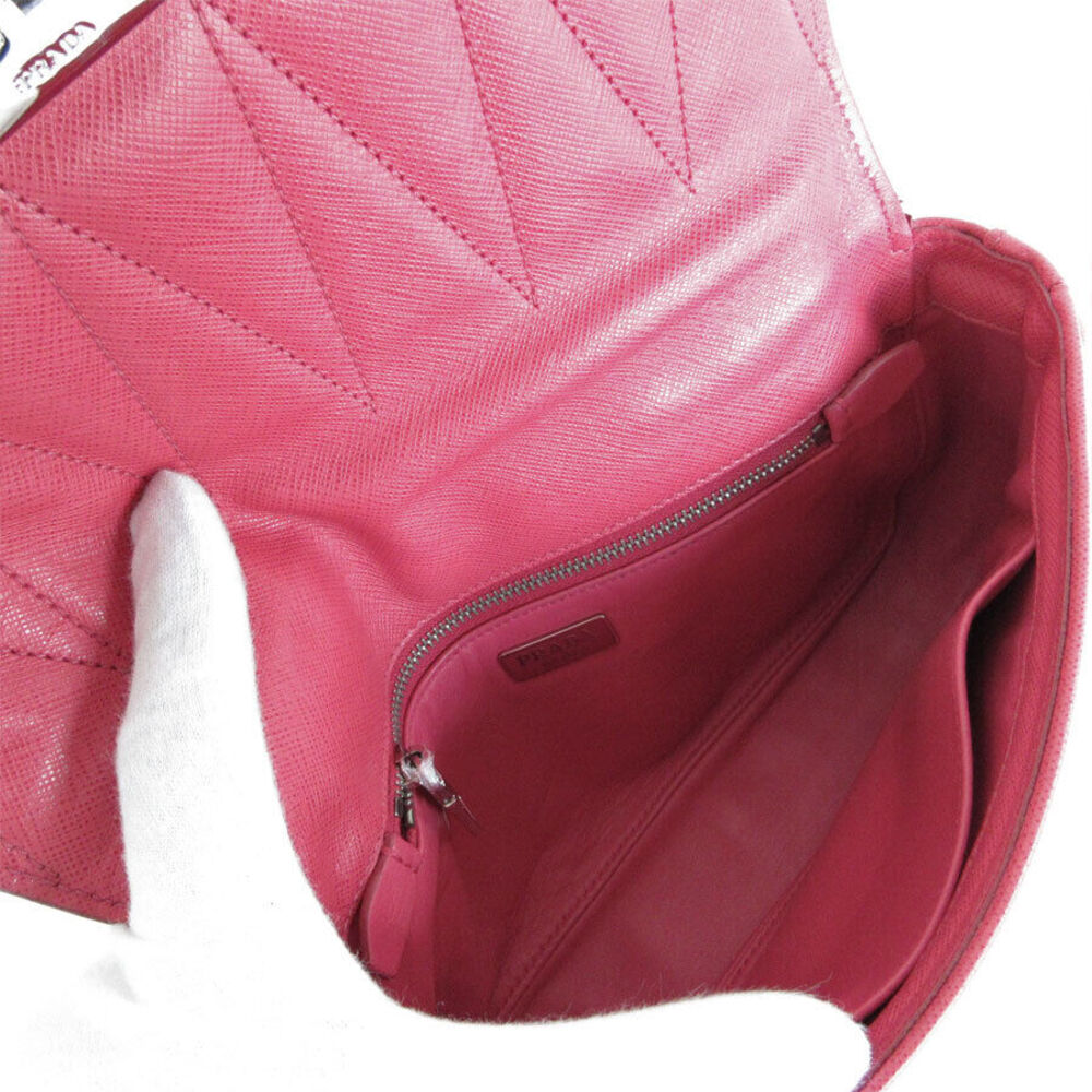 Auth Prada Shoulder Bag Pink Leather #168402P60B - Picture 12 of 12